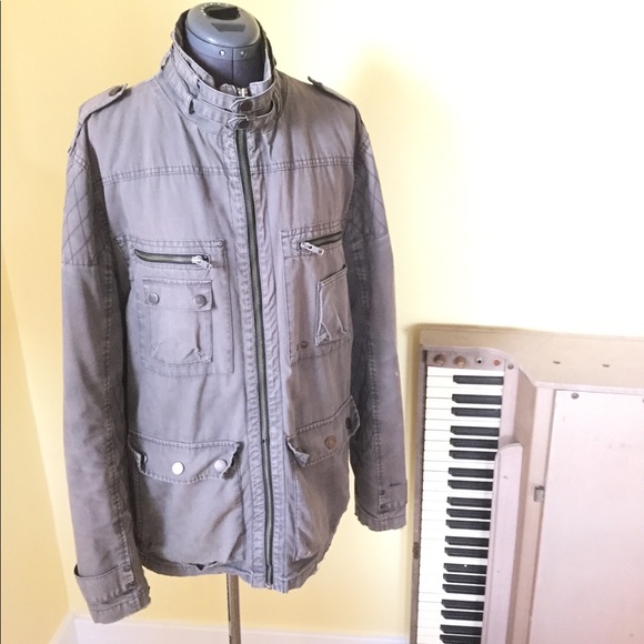 Esprit Jackets Coats Edc Distressed Utility Jacket Sz M Poshmark